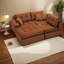 Chaise longue modulaire en L à compression pour la maison