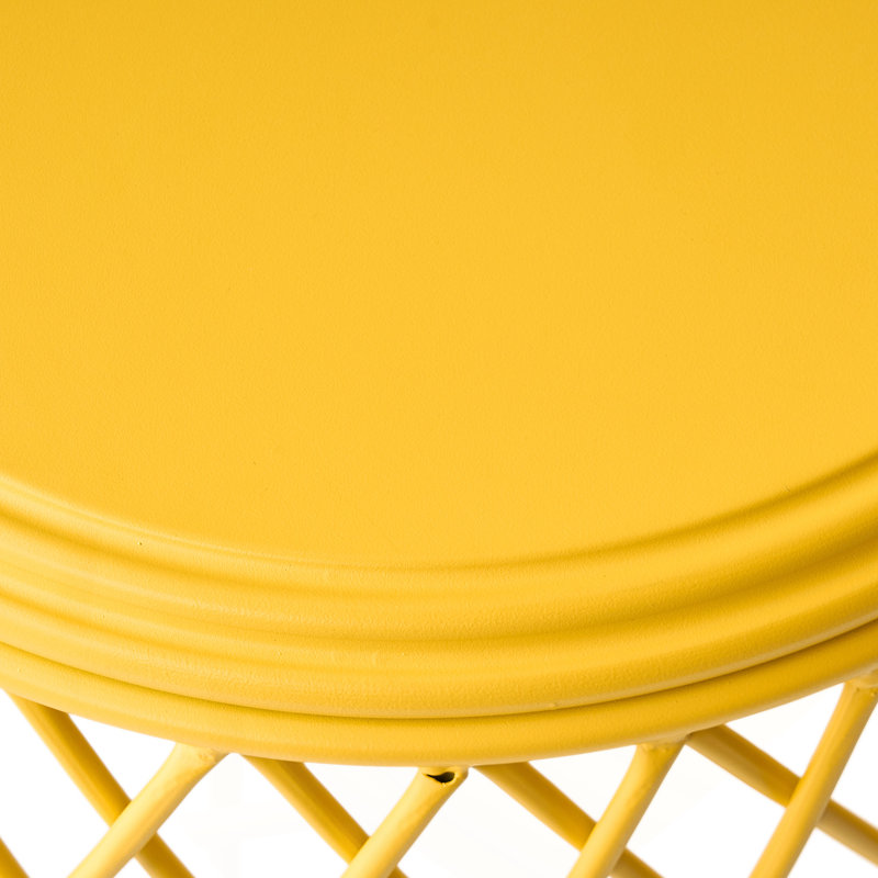 Table d'appoint 19,75, jaune