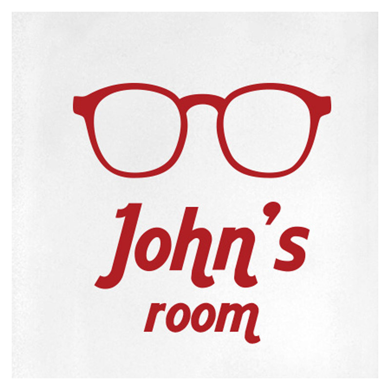 Wall Decal, Dark Red