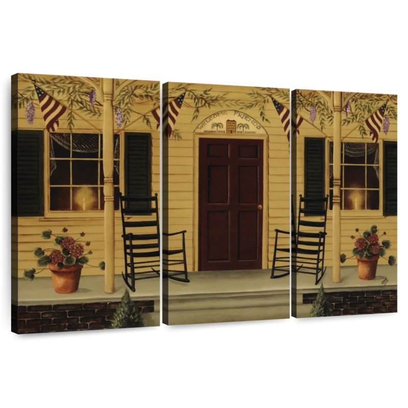 Lilie Americana Porch, 42" H x 65" W