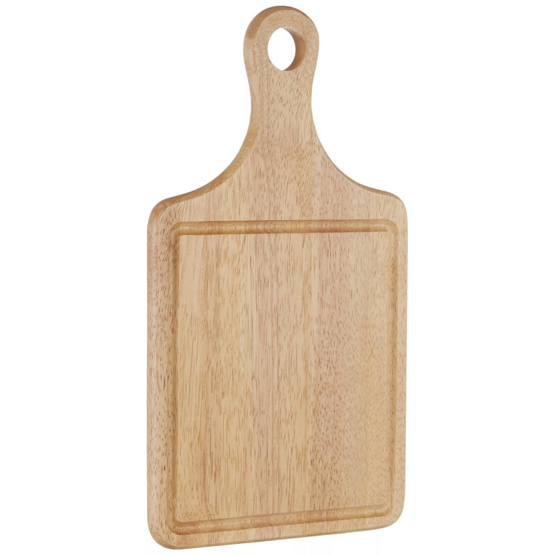 Kemah Rubberwood Indented Paddle Chopping Board
