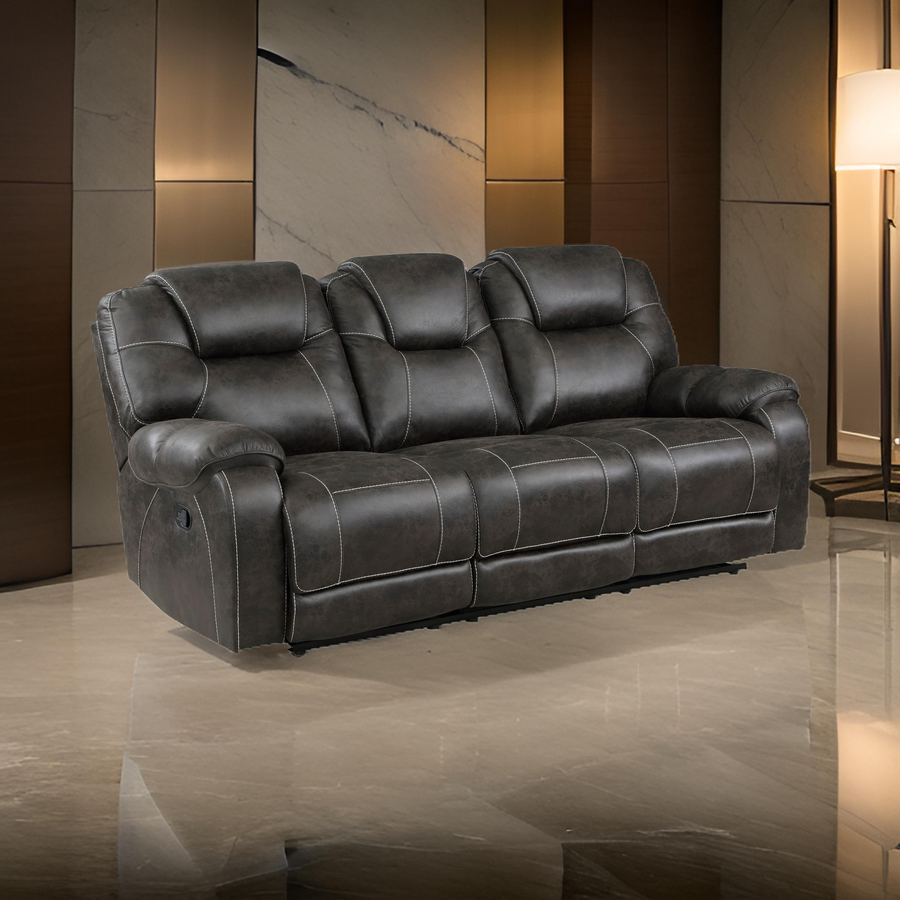 Red Barrel Studio® Erisha 87'' Pillow Top Arms Reclining Sofa | Wayfair