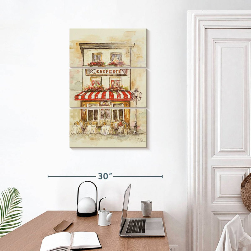Lilie Cafe Du Paris II, H 32 po x l 20 po