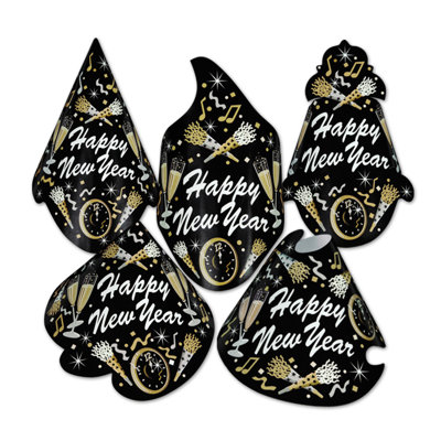 Assortiment de chapeaux de Noël du Nouvel An