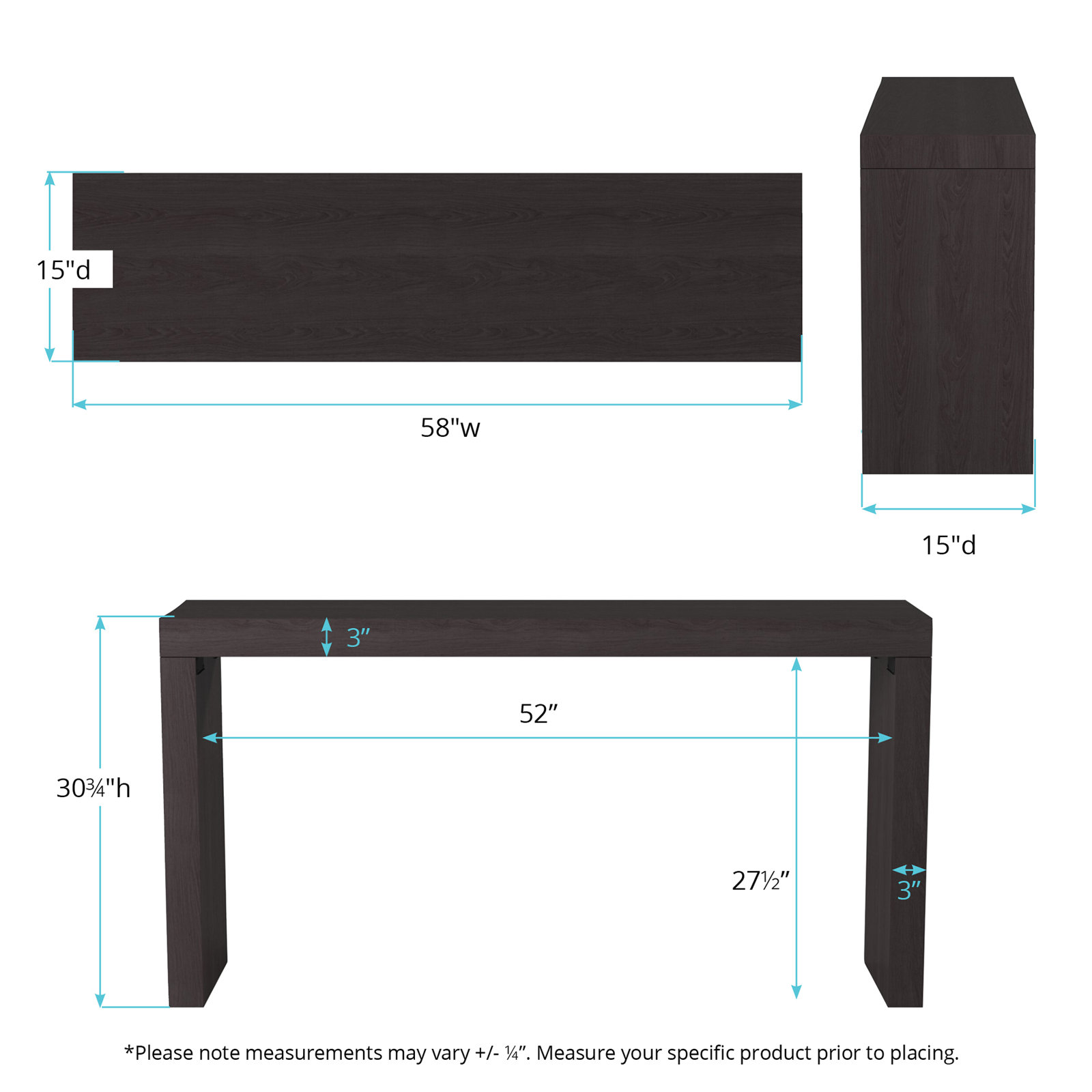 Aian 58" Console Table
