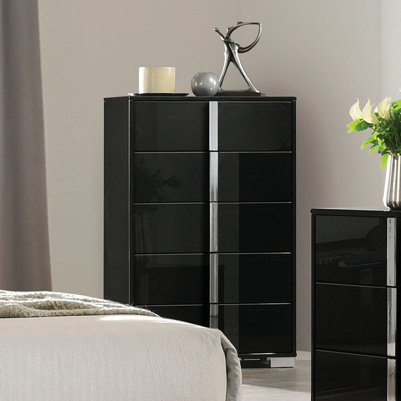 Mobilier de chambre à coucher 1pc, Noir
