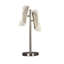 Lampe de table Spark 23 pouces avec base en métal et 2 abat-jours géométriques en acrylique, doré