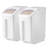 4.5Gal/20Lx2 Large Ingredient Storage Container Airtight Kitchen Flour Bin