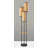 Cylee 68.5'' Black Tray Table Floor Lamp Set