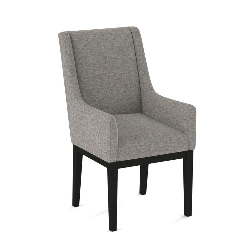 Upholstered Arm Chair, 61630-74, Black