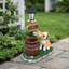 Décoration de jardin pour chien Corgi assis
