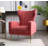 Milana 27" Wide Velvet Wingback Chair-1852795540