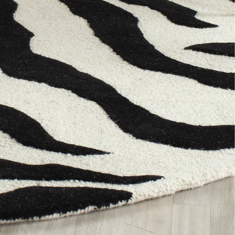 Tapis en laine touffeté à la main Cambridge, Rond 6 pi