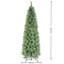 Arbre de Noël artificiel 7,5 pi