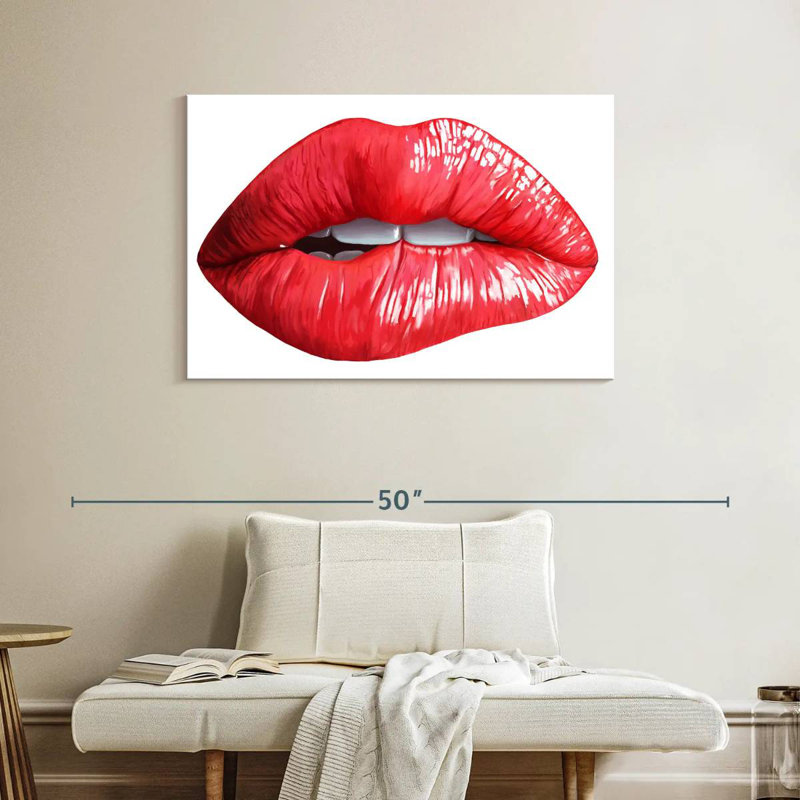 Shuttleworth Lip Biting, 26" H x 39" W