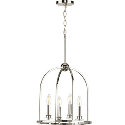 Lustre géométrique grise 4 lumières Gatun