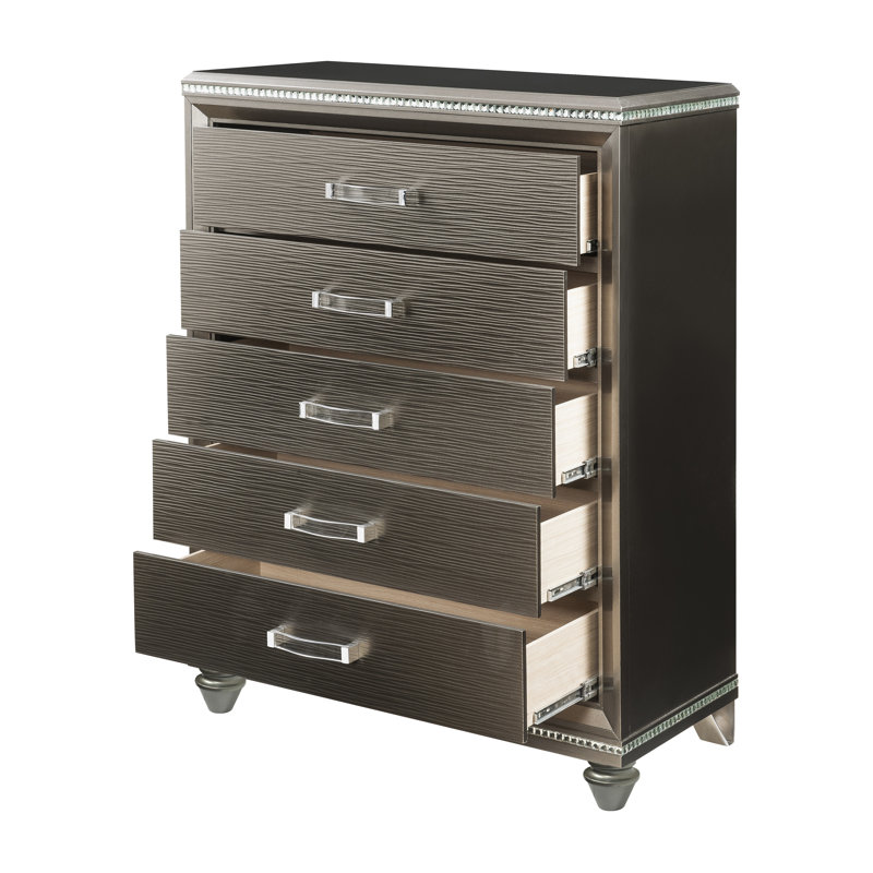 Commode, champagne foncé
