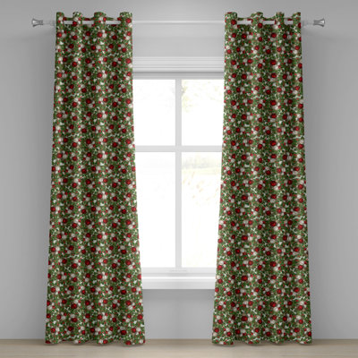 Sateen Blackout Curtains / Drapes Pair