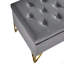 Banc rembourré en tissu avec 4 pieds-1164397996