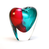 Murano Glass Design Cuore Crystal Vase