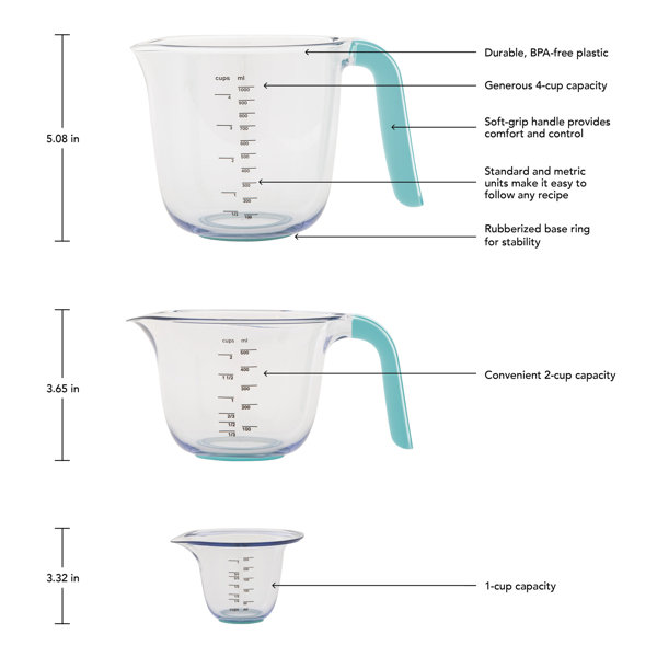 KitchenAid Measuring Cups Aqua Sky