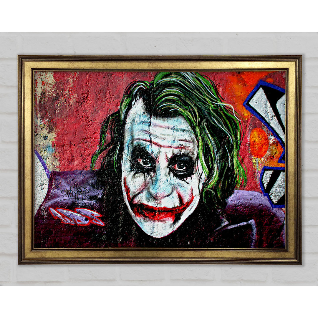 The Joker - Einzelner Bilderrahmen Kunstdrucke