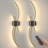 2-Pack Battery Operated Wall Sconces with Remote Control, Non-Hardwired LED Flush Mounted Sconces-129149355-129149356