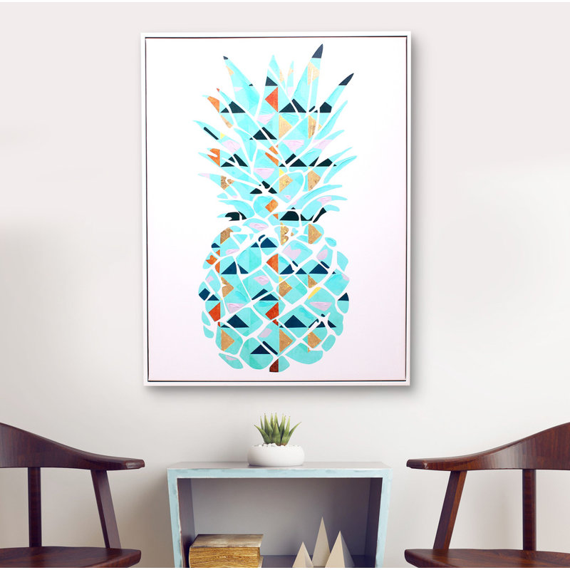 Fractured Fruit - Single Picture Frame Print on Canvas