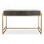 Shagreen Metal Base Writing Desk