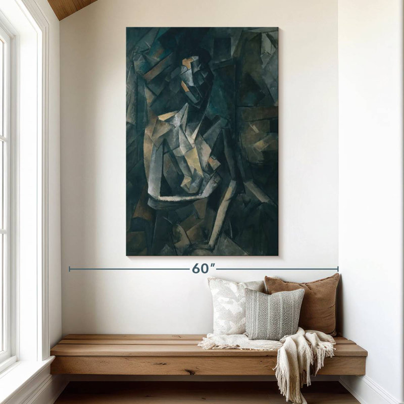 Avery Seated Nude, 51" H x 34" W