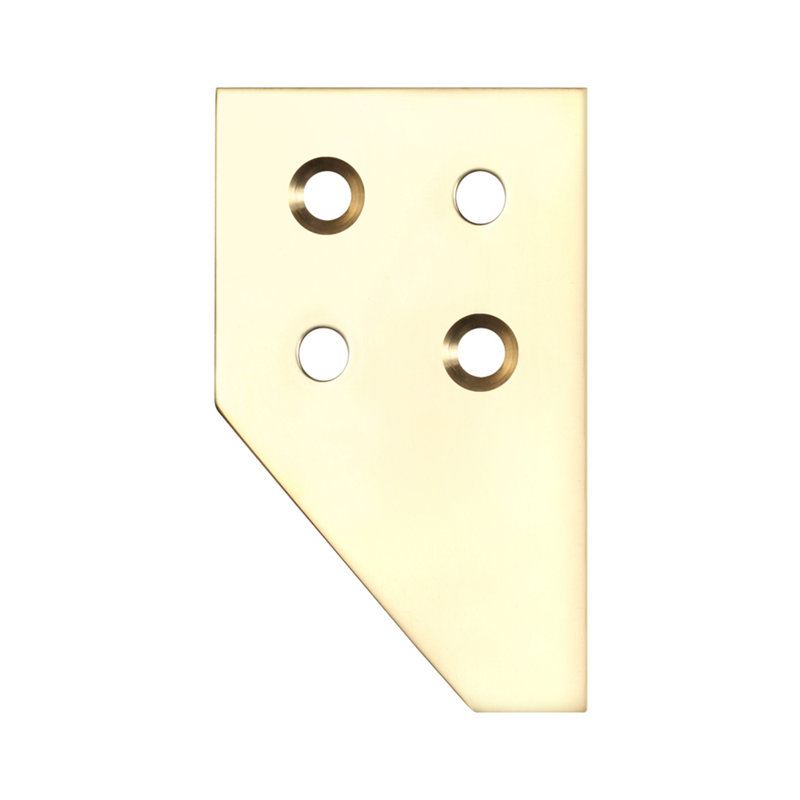 Sash Strike Plate, Polished Brass