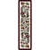 Alminus Fruit Medley Opal Garnet Lattice Area Rug