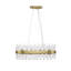 10 - Light Gold Crystal Pendant