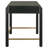 Black 2-Drawer Vanity Desk Makeup Table For Bedroom