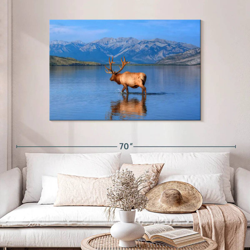 Jasper Lake Elk, 32" H x 48" W