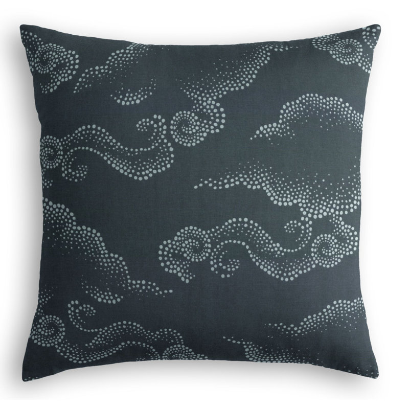 Square Pillow Cover & Insert, 16"x16", Black