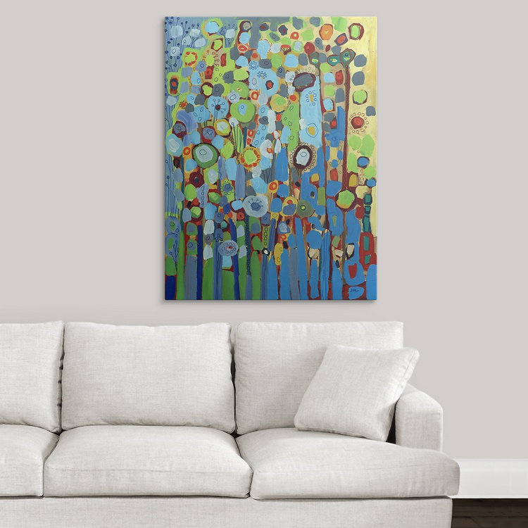 «Nolani Growing in Blue», reproduction, H 24 po x l 18 po x P 1,5 po, Toile