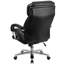 Chaise de bureau ergonomique Belladonna Big & Tall LeatherSoft avec appui-tête et accoudoirs en boucle