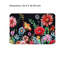 Tapis multicolore noir Bold Floral