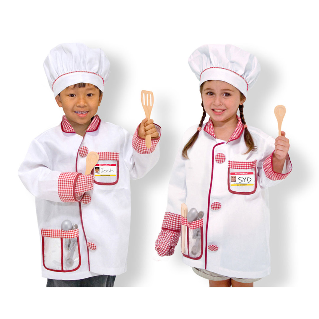 Melissa & Doug Chef Role Play Costume Set Learning Tools Melissa & Doug