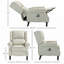 Fauteuil inclinable manuel de massage avec télécommande