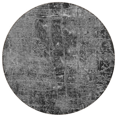 Tapis d'intérieur rond 8 po