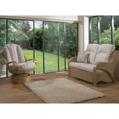 Kara 2 Piece Conservatory Sofa Set