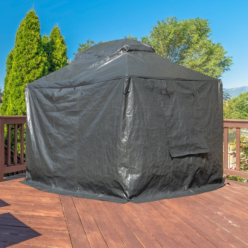 Universal Winter Cover for Gazebo, 112" H x 145" W x 119" D