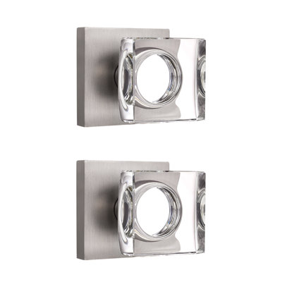 Faux boutons de porte en cristal Modern Grace Series