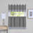 Pangkal Pinang Striped Tailored Kitchen Curtain-241559124-241559127