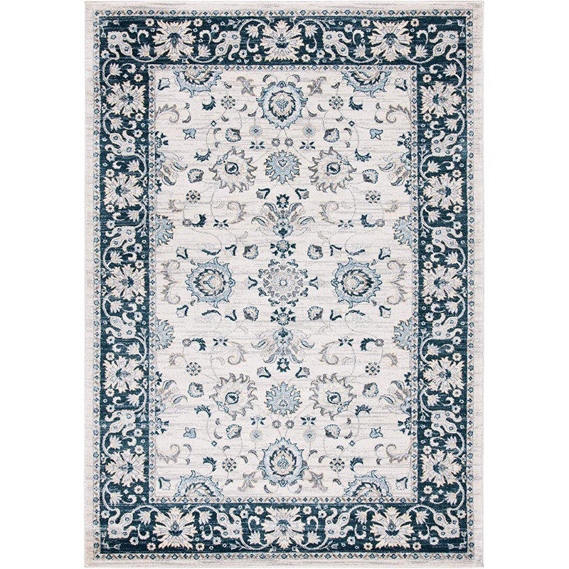 Delmer Performance Oriental Rug, Rectangle 5'3" x 7'6"