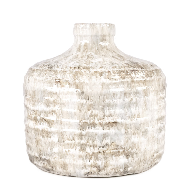 Boudicca Stoneware Table Vase, 11.5" H x 11" W x 11" D