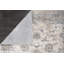 Istanbul, tapis 5 x 7, tapis blanc et bleu, tapis de salon à motif rétro, tapis, chambre à coucher