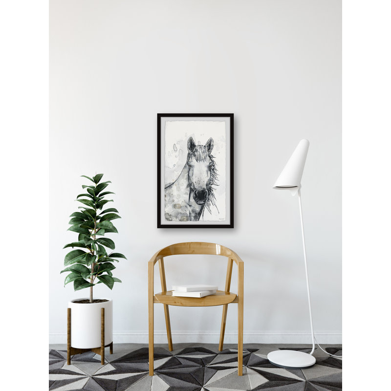 Bronco 1 Piece Single Picture Frame Painting, 45cm H x 38cm W x 3.81cm D
